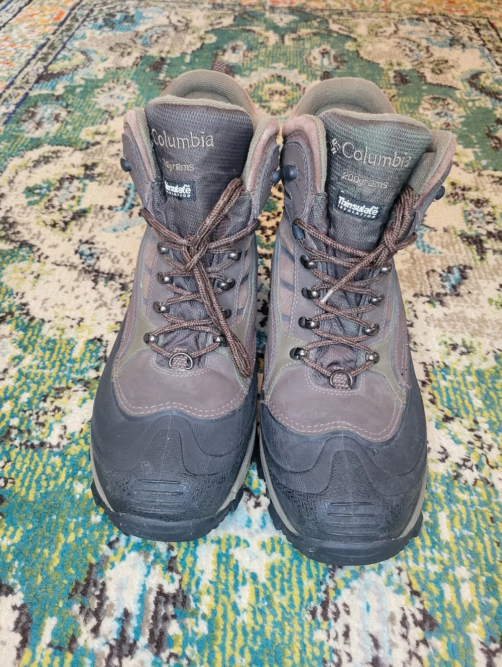 Columbia Bugaboot Brown Thinsulate 200G Hiking Winter‎ Snow Boots, Size Mens 13